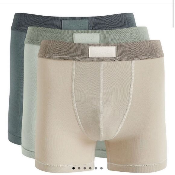 Skims Cotton 3” Inseam Boxer Brief Stone Multi Kyanite/Mineral/Stone NWT in box - Picture 2 of 8